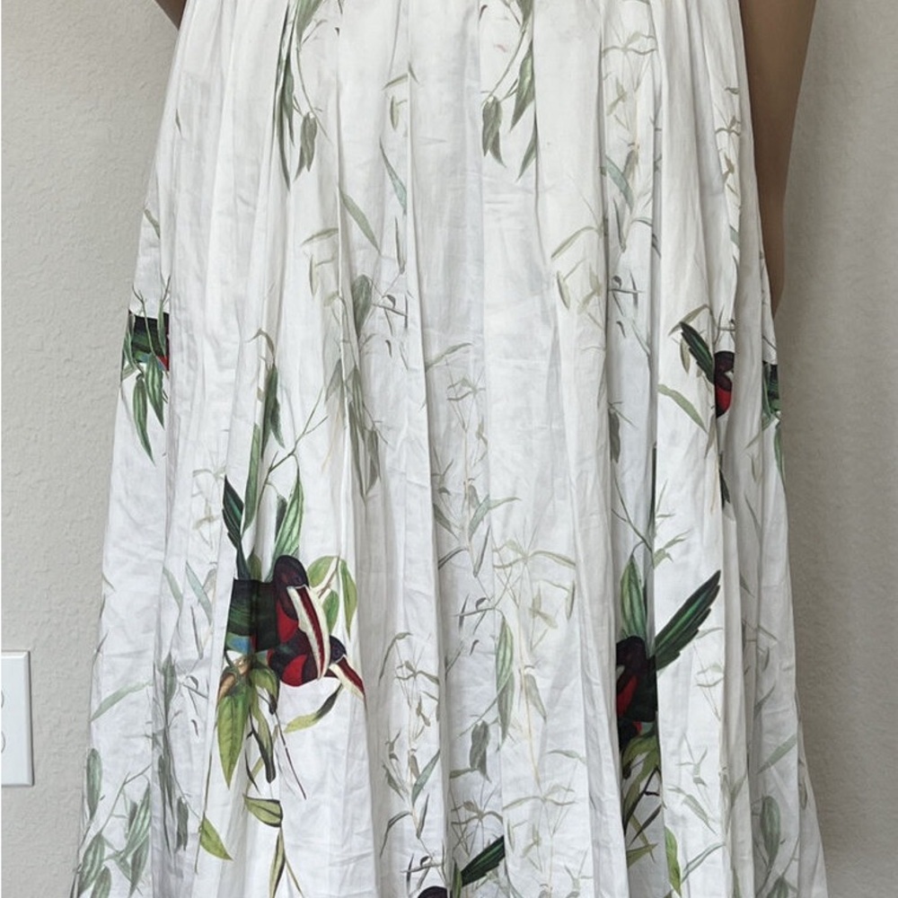 Ted Baker Tutti Frutti Midi Skirt Floral Birds